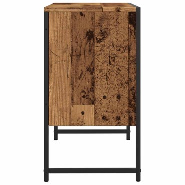 vidaXL Ντουλάπι Νιπτήρα Μπάνιου Παλιό Ξύλο 60x33x60 εκ 1 τεμ.