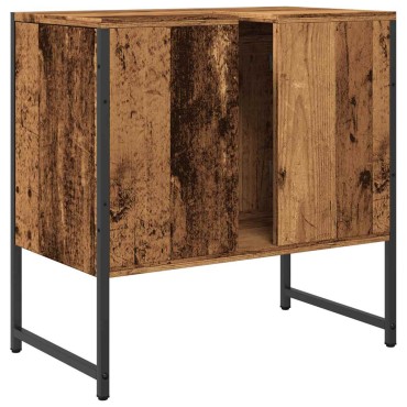 vidaXL Ντουλάπι Νιπτήρα Μπάνιου Παλιό Ξύλο 60x33x60 εκ 1 τεμ.