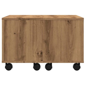 vidaXL Τραπεζάκι Σαλονιού Αρτισιανή Δρυς 60x60x38cm Επεξ. Ξύλο 1 τεμ.