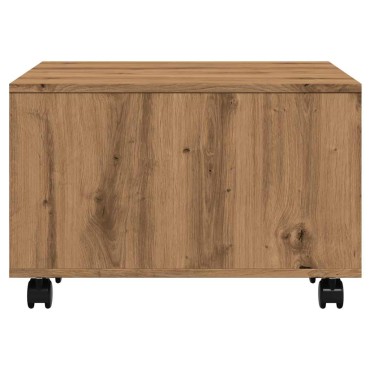 vidaXL Τραπεζάκι Σαλονιού Αρτισιανή Δρυς 60x60x38cm Επεξ. Ξύλο 1 τεμ.