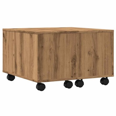 vidaXL Τραπεζάκι Σαλονιού Αρτισιανή Δρυς 60x60x38cm Επεξ. Ξύλο 1 τεμ.