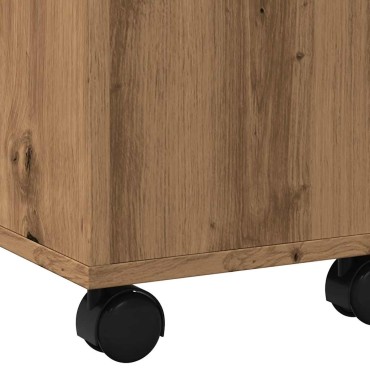 vidaXL Τραπεζάκι Σαλονιού Αρτισιανή Δρυς 60x60x38cm Επεξ. Ξύλο 1 τεμ.