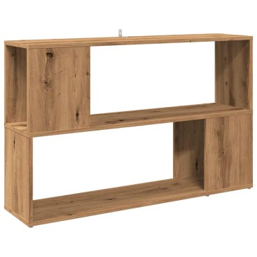vidaXL Βιβλιοθήκη Αρτισιανή Δρυς 100x24x63cm Επεξεργ. Ξύλο 1 τεμ.
