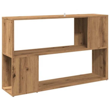 vidaXL Βιβλιοθήκη Αρτισιανή Δρυς 100x24x63cm Επεξεργ. Ξύλο 1 τεμ.