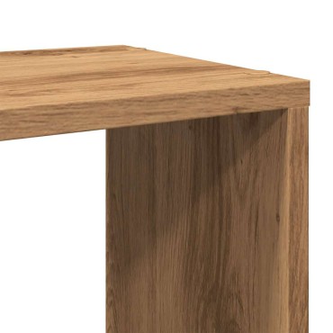 vidaXL Βιβλιοθήκη Αρτισιανή Δρυς 100x24x63cm Επεξεργ. Ξύλο 1 τεμ.