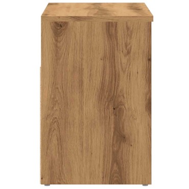 vidaXL Πάγκος Παπουτσιών τεχνίτης Δρυς 60x30x45cm Επεξεργασμένο Ξύλο