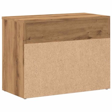 vidaXL Πάγκος Παπουτσιών τεχνίτης Δρυς 60x30x45cm Επεξεργασμένο Ξύλο