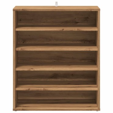 vidaXL Παπουτσοθήκη Αρτισιανή Δρυς 60x35x70cm Επεξεργασμένο Ξύλο