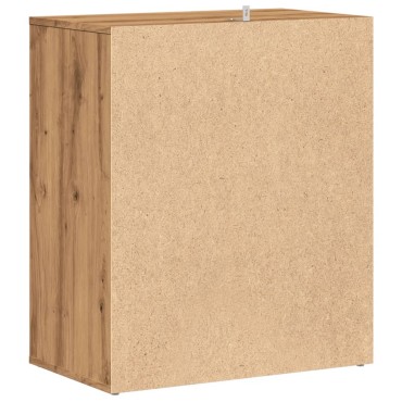 vidaXL Παπουτσοθήκη Αρτισιανή Δρυς 60x35x70cm Επεξεργασμένο Ξύλο