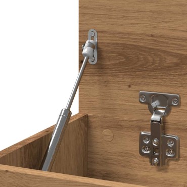 vidaXL Πάγκος Παπουτσιών τεχνίτης Δρυς 80x30x45cm Επεξεργασμένο Ξύλο