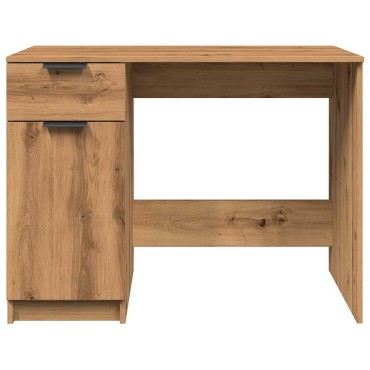 vidaXL Γραφείο Αρτισιανή Δρυς 100x50x75cm από Επεξεργασμένο Ξύλο 1 τεμ.