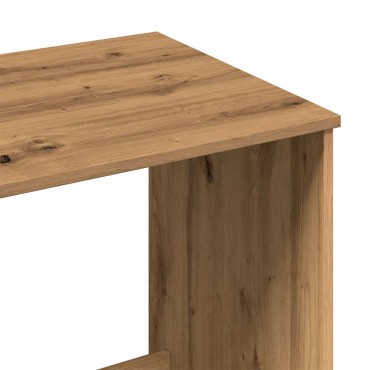 vidaXL Γραφείο Αρτισιανή Δρυς 100x50x75cm από Επεξεργασμένο Ξύλο 1 τεμ.