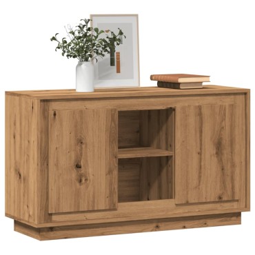 vidaXL Μπουφές Αρτισιανή Δρυς 102x35x60cm από Επεξεργασμένο Ξύλο 1 τεμ.