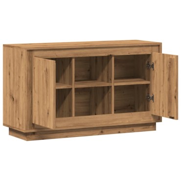 vidaXL Μπουφές Αρτισιανή Δρυς 102x35x60cm από Επεξεργασμένο Ξύλο 1 τεμ.