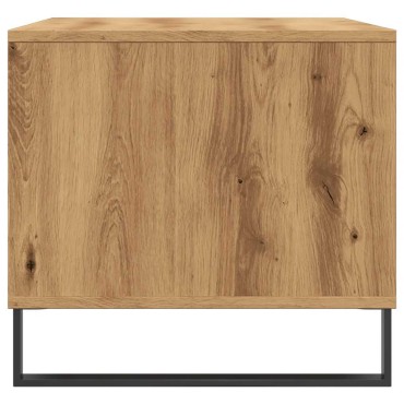 vidaXL Τραπεζάκι Σαλονιού τεχνίτης Δρυς 90x49x45cm Επεξεργασμ. Ξύλο 1 τεμ.