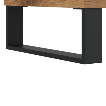 vidaXL Τραπεζάκι Σαλονιού τεχνίτης Δρυς 90x49x45cm Επεξεργασμ. Ξύλο 1 τεμ.