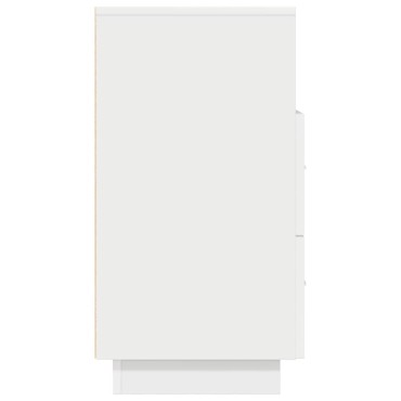 vidaXL Κομοδίνα 2 τεμ. με 2 συρτάρια Λευκό 36x36x68cm