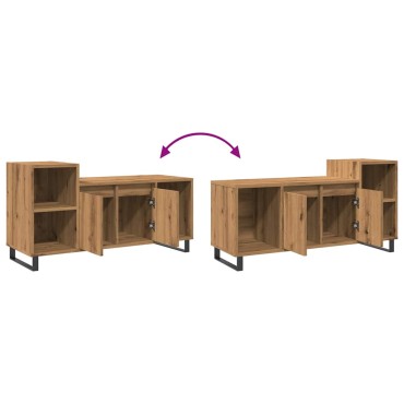vidaXL Έπιπλο Τηλεόρασης τεχνίτης Δρυς 100x35x55cm Επεξεργασμένο Ξύλο