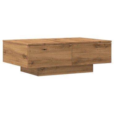 vidaXL Τραπεζάκι Σαλονιού Artisan Δρυς 90x60x31cm Επεξ. Ξύλο 1 τεμ.