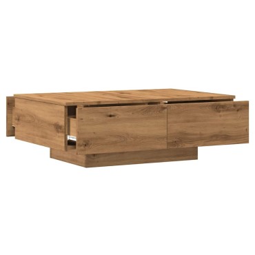 vidaXL Τραπεζάκι Σαλονιού Artisan Δρυς 90x60x31cm Επεξ. Ξύλο 1 τεμ.