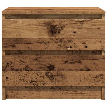 vidaXL Κομοδίνα 2 τεμ. Παλιό Ξύλο 50x40x43.5cm από Επεξεργασμένο Ξύλο