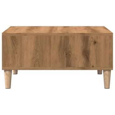 vidaXL Τραπεζάκι Σαλονιού Τεχνίτης Δρυς 60x60x30cm Επεξεργασμένο Ξύλο 1 τεμ.