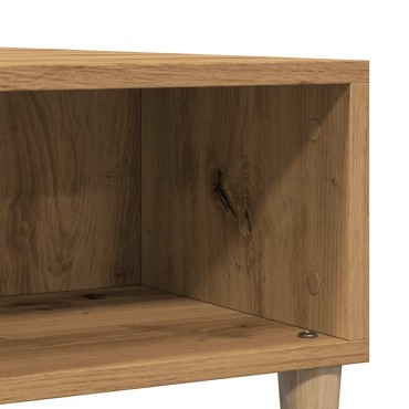 vidaXL Τραπεζάκι Σαλονιού Τεχνίτης Δρυς 60x60x30cm Επεξεργασμένο Ξύλο 1 τεμ.