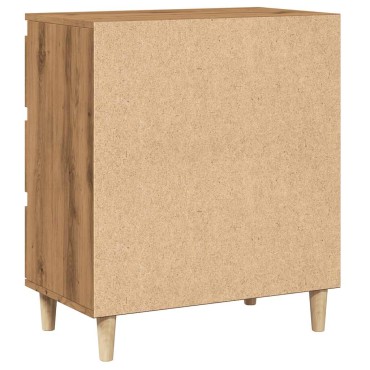vidaXL Μπουφές Τεχνίτης Δρυς 60x35x70cm από Επεξεργασμένο Ξύλο 1 τεμ.