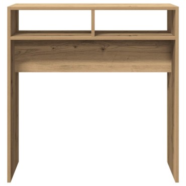 vidaXL Τραπέζι Κονσόλα Αρτισιανή Δρυς 78x30x80cm Επεξεργασμένο Ξύλο 1 τεμ.