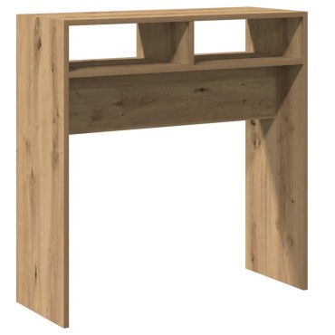 vidaXL Τραπέζι Κονσόλα Αρτισιανή Δρυς 78x30x80cm Επεξεργασμένο Ξύλο 1 τεμ.