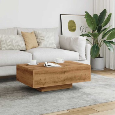 vidaXL Τραπεζάκι Σαλονιού Αρτισιανή Δρυς 85x55x31cm Επεξεργασμ. Ξύλο 1 τεμ.