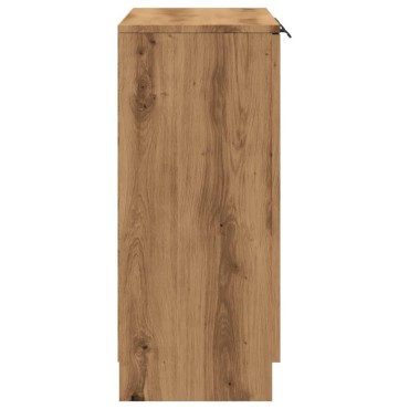 vidaXL Μπουφές Αρτισιανή Δρυς 90,5x30x70cm από Επεξεργασμένο Ξύλο 1 τεμ.