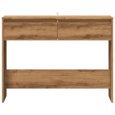 vidaXL Τραπέζι Κονσόλα Αρτισιανή Δρυς 100x35x76,5cm Επεξεργασμένο Ξύλο 1 τεμ.