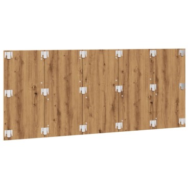 vidaXL Κεφαλάρι Κρεβατιού Δρυς τεχνίτης 200x1,5x80 εκ 1 τεμ.