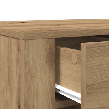 vidaXL Γραφείο Αρτισιανή Δρυς 100x49x75cm από Επεξεργασμένο Ξύλο 1 τεμ.