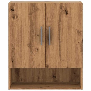 vidaXL Ντουλάπι Τοίχου Δρυς τεχνίτης 60x31x70cm Επεξεργασμένο Ξύλο 1 τεμ.