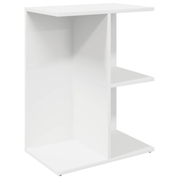 vidaXL Κομοδίνα 2 τεμ. Λευκά 46,5x29x61cm από Επεξεργασμένο Ξύλο