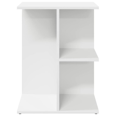 vidaXL Κομοδίνα 2 τεμ. Λευκά 46,5x29x61cm από Επεξεργασμένο Ξύλο