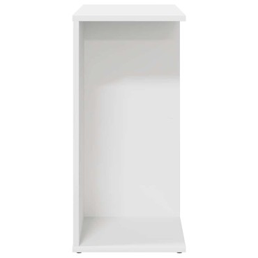 vidaXL Κομοδίνα 2 τεμ. Λευκά 46,5x29x61cm από Επεξεργασμένο Ξύλο
