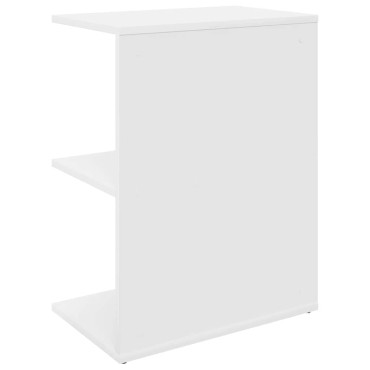 vidaXL Κομοδίνα 2 τεμ. Λευκά 46,5x29x61cm από Επεξεργασμένο Ξύλο