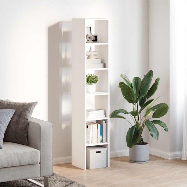 vidaXL Βιβλιοθήκες 2 τεμ. στοιβαζόμενες Λευκό 30x30x80cm