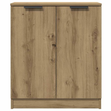 vidaXL Μπουφές 3 τεμ. Δρυς τεχνίτης 60x30x70cm Επεξεργασμένο ξύλο