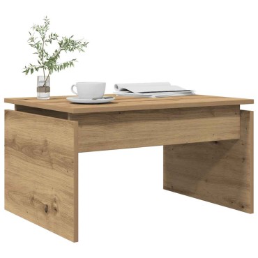 vidaXL Τραπεζάκι Σαλονιού τεχνίτης Δρυς 68x50x38cm Επεξεργασμένο Ξύλο 1 τεμ.