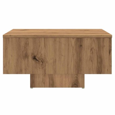 vidaXL Τραπεζάκι Σαλονιού Αρτισιανή Δρυς 60x60x31,5cm Επεξεργασμ. Ξύλο 1 τεμ.