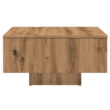 vidaXL Τραπεζάκι Σαλονιού Αρτισιανή Δρυς 60x60x31,5cm Επεξεργασμ. Ξύλο 1 τεμ.