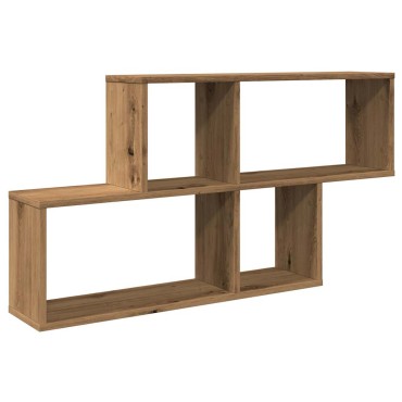 vidaXL Ράφι Τοίχου για Τεχνίτης Δρυς 100x18x53cm Μοριοσανίδα 1 τεμ.