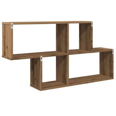 vidaXL Ράφι Τοίχου για Τεχνίτης Δρυς 100x18x53cm Μοριοσανίδα 1 τεμ.