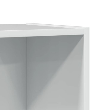 vidaXL Βιβλιοθήκη Γυαλιστερό Λευκό 40x24x109cm Επεξεργασμένο Ξύλο 1 τεμ.