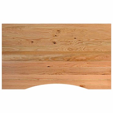 vidaXL Πάγκος Εργασίας Ανοιχτό Καφέ 100x60x81,5 cm Μασίφ Ξύλο Δρυς