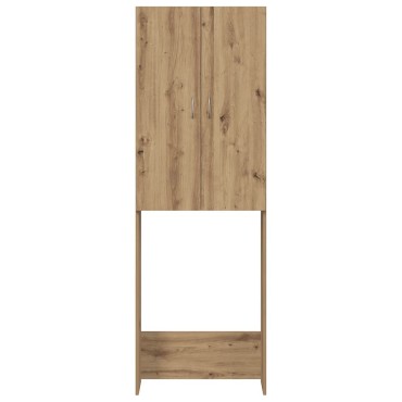 vidaXL Ντουλάπι Πλυντηρίου τεχνίτης Δρυς 64 x 25,5 x 190 εκ.
